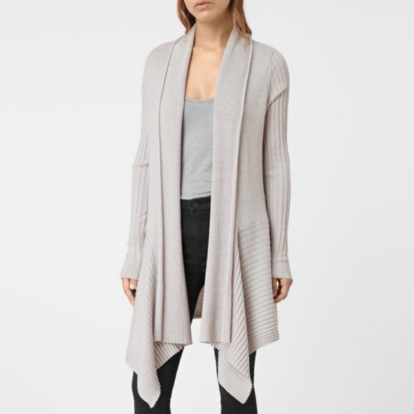 All Saints Keld Long Cardigan Merino 